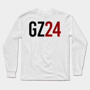 Guanyu Zhou 24 - Driver Initials and Number Long Sleeve T-Shirt